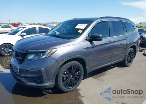 2021 Honda Pilot 2Wd Special Edition из США, поврежденный, VIN 5FNYF5H22MB005440